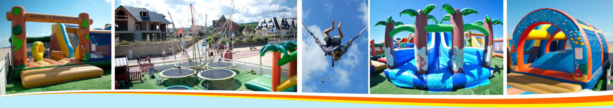 location, location gonflables, attractions, jeux, enfants, structure gonflable, trampoline, vacances, hiver, calvados, normandie